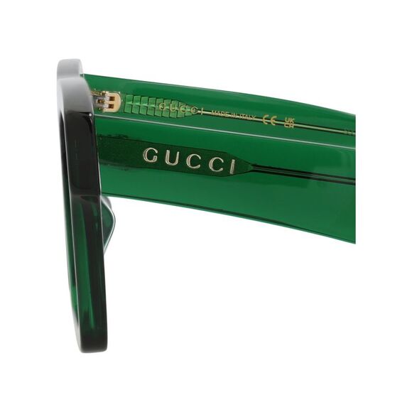 Gucci Square-Frame Acetate Sunglasses Green Mens - Picture 4 of 6
